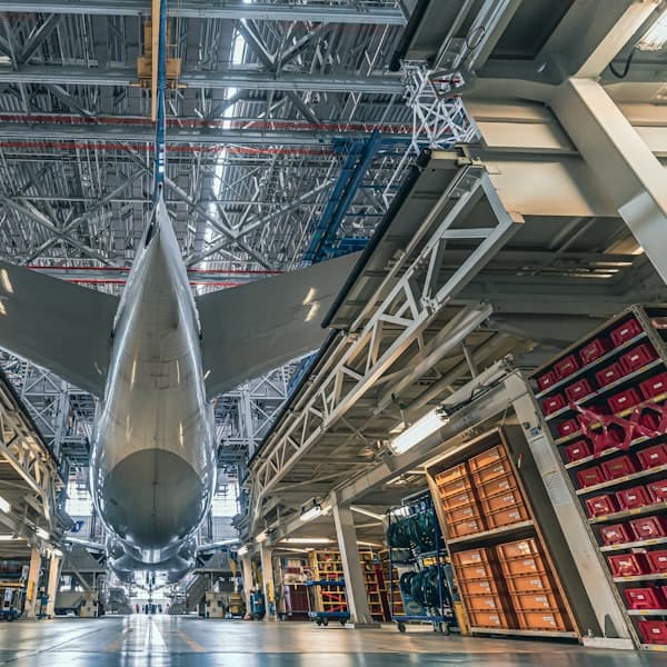 Aerospace structure under assembly